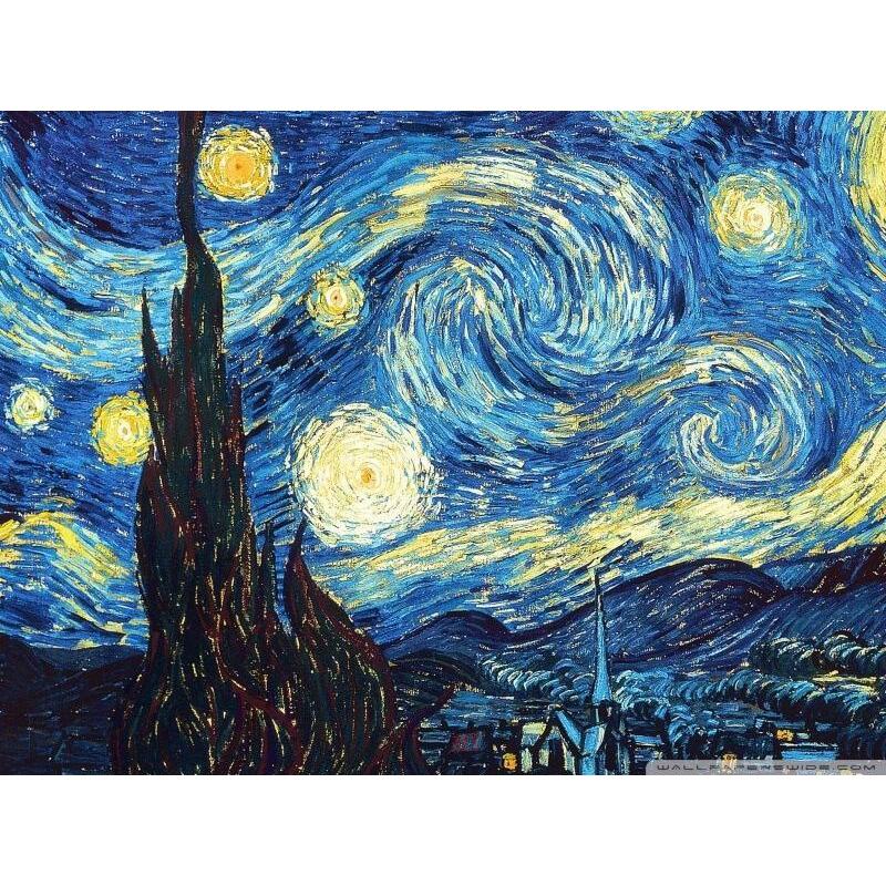 
(NEW) Paint by Numbers - Vincent Van Gogh - Starry Night