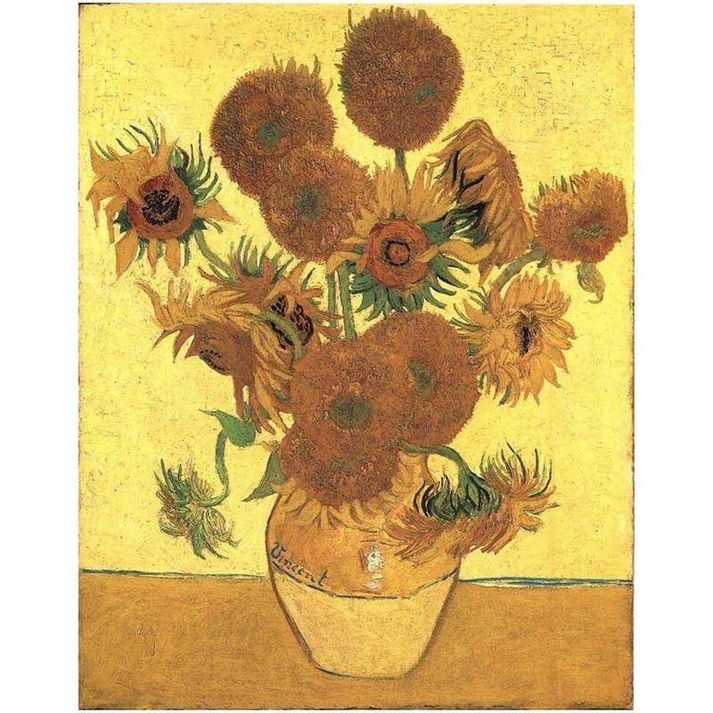 (NEW) Paint by Numbers - Vincent Van Gogh: Sunflowers
