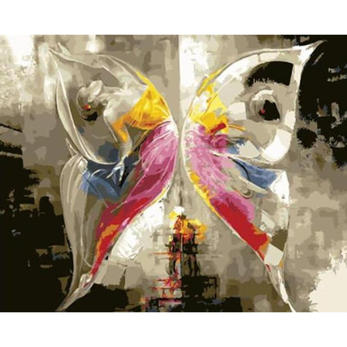 Paint by Numbers - Abstract Butterfly