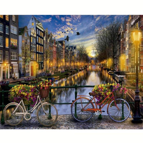 Paint by Numbers - Amsterdam Canal