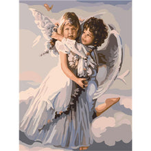 Load image into Gallery viewer, Paint by Numbers - Angel Above the Clouds
