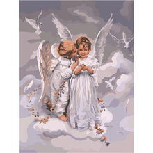 Load image into Gallery viewer, Paint by Numbers - Angel on a Cloud
