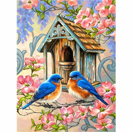 Paint by Numbers - Aviary With Birds