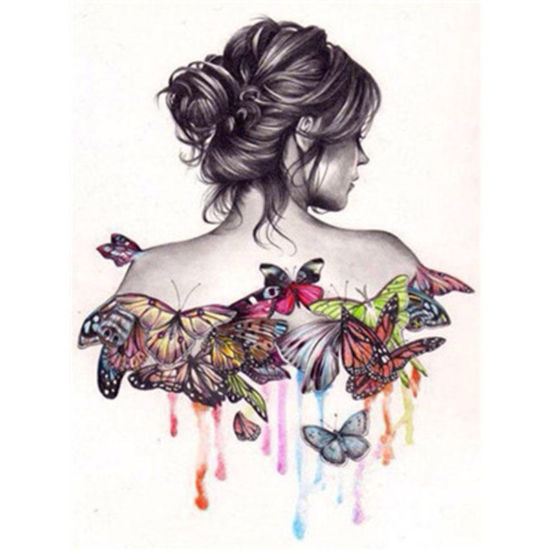 Paint by Numbers - Back With Butterflies