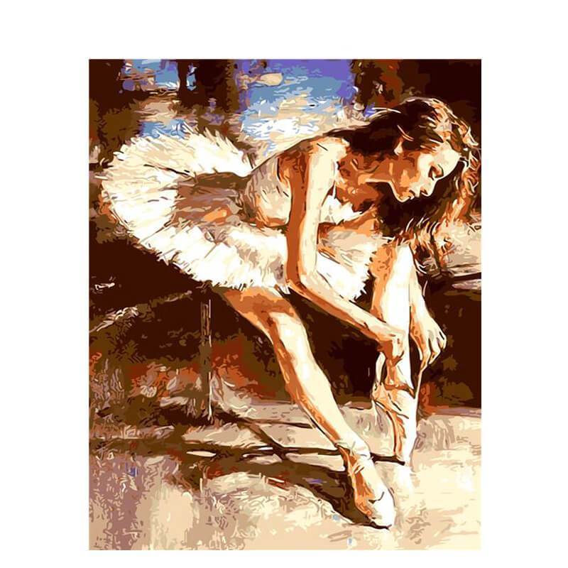 Paint by Numbers - Ballerina in White