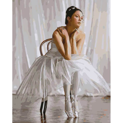Paint by Numbers - Ballerina on the Chair