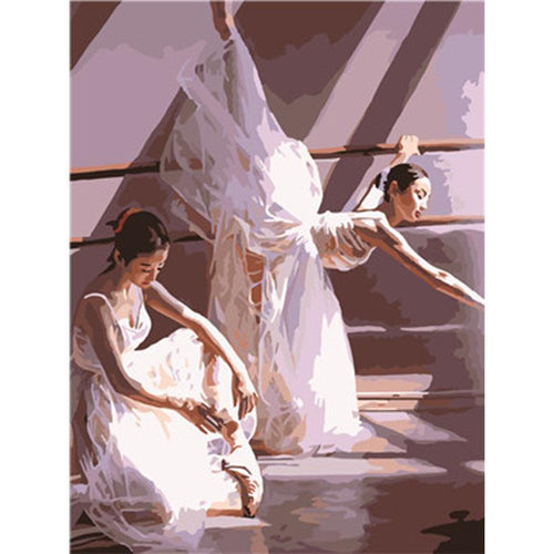 Paint by Numbers - Ballerinas on Warming