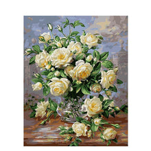Load image into Gallery viewer, Paint by Numbers - Beige Flowers
