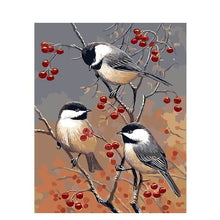 Load image into Gallery viewer, Paint by Numbers - Birds on Cherry Tree
