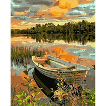 Load image into Gallery viewer, Paint by Numbers - Boat in the Swamp
