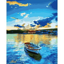 Load image into Gallery viewer, Paint by Numbers - Boat on the Lake
