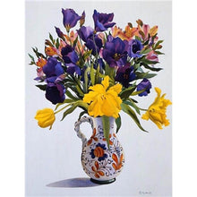 Load image into Gallery viewer, Paint by Numbers - Bouquet, Purple, Yellow
