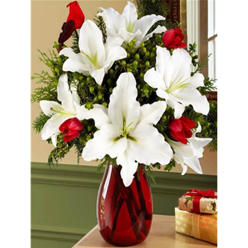 Paint by Numbers - Bouquet White / Red