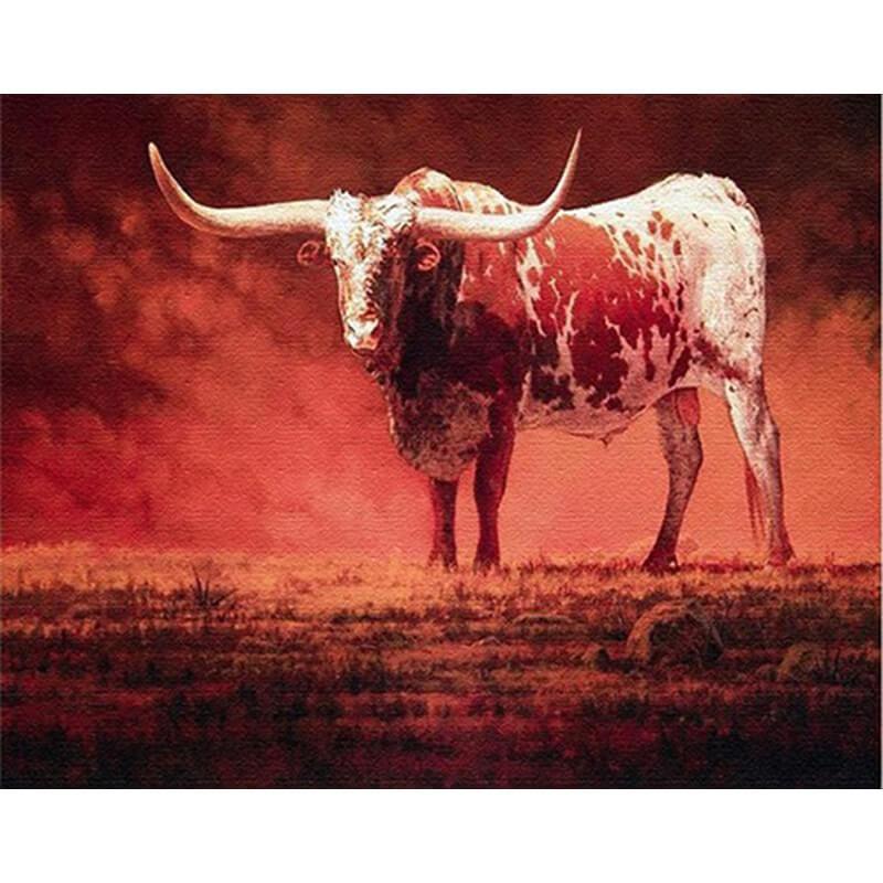 Paint by Numbers - Bull in Red