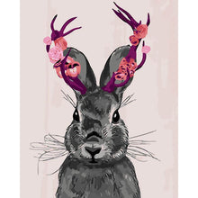 Load image into Gallery viewer, Paint by Numbers - Bunny with Jewelry
