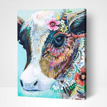 Load image into Gallery viewer, Paint by Numbers - Calf With Flowers
