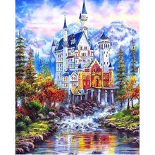 Load image into Gallery viewer, Paint by Numbers - Castle on Water
