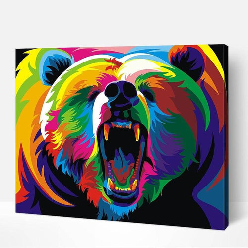 Paint by Numbers - Colorful Bear
