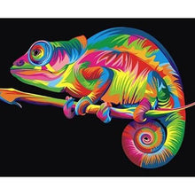 Load image into Gallery viewer, Paint by Numbers - Colorful Chameleon
