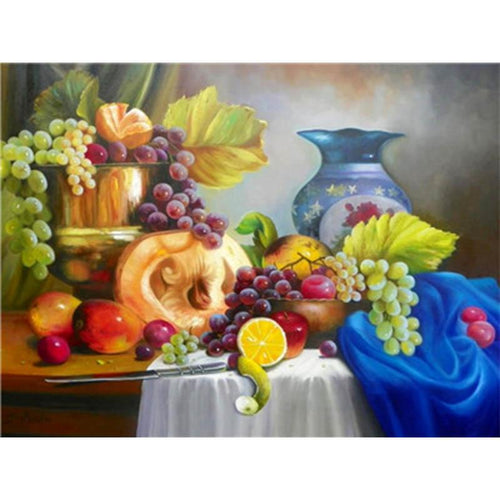 Paint by Numbers - Colorful Fruit Buffet