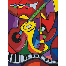 Load image into Gallery viewer, Paint by Numbers - Colorful Musical Instruments
