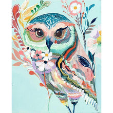 Load image into Gallery viewer, Paint by Numbers - Colorful Owl With Flowers
