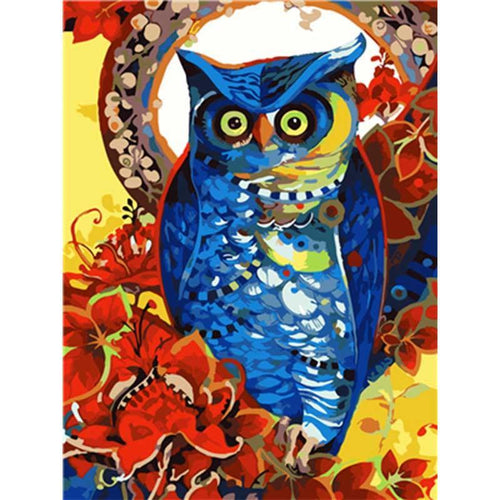 Paint by Numbers - Colorful Owl