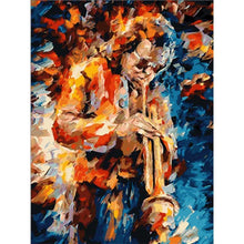 Load image into Gallery viewer, Paint by Numbers - Colorful Trumpet Player
