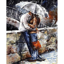 Load image into Gallery viewer, Paint by Numbers - Couples in the Rain
