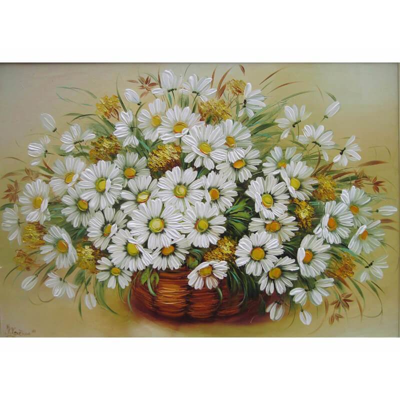 Paint by Numbers - Daisy in the Basket
