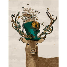 Load image into Gallery viewer, Paint by Numbers - Deer With Hat
