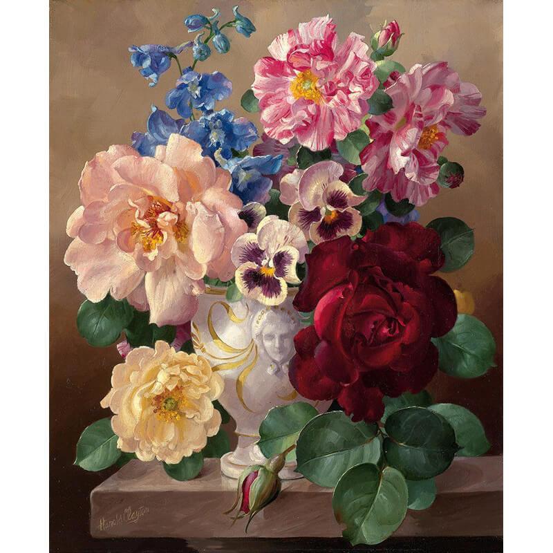 Paint by Numbers - Different Flowers in Vase