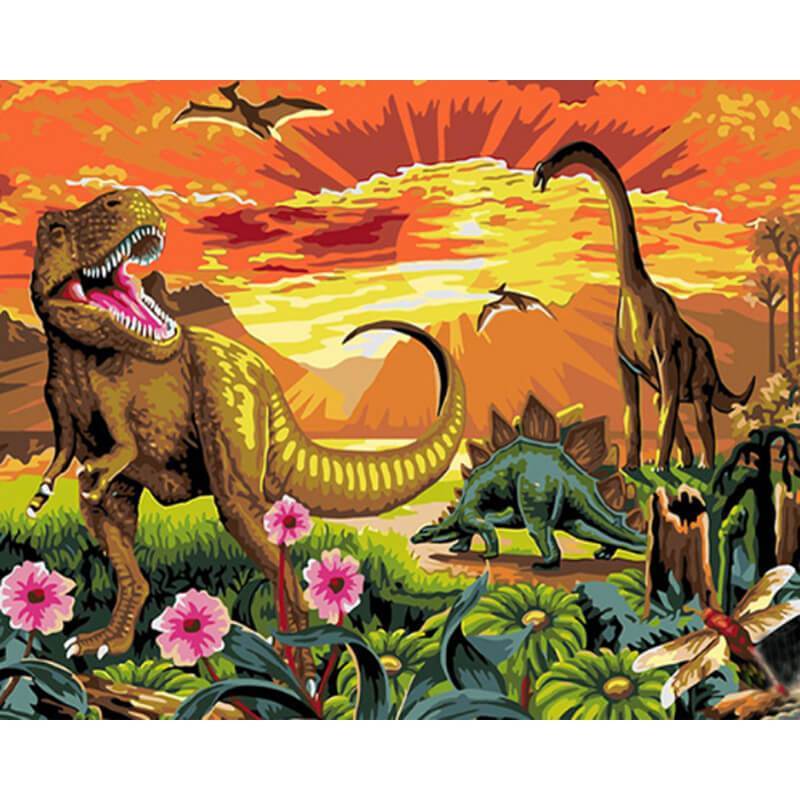 Paint by Numbers - Dinosaur World