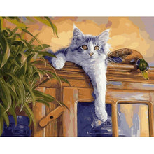 Load image into Gallery viewer, Paint by Numbers - Duck and Cat
