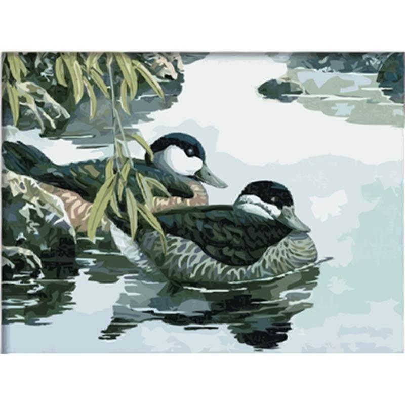 Paint by Numbers - Ducks in the Water