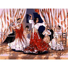 Load image into Gallery viewer, Paint by Numbers - Flamenco Dancers
