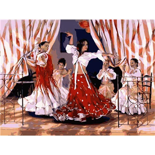 Paint by Numbers - Flamenco Dancers