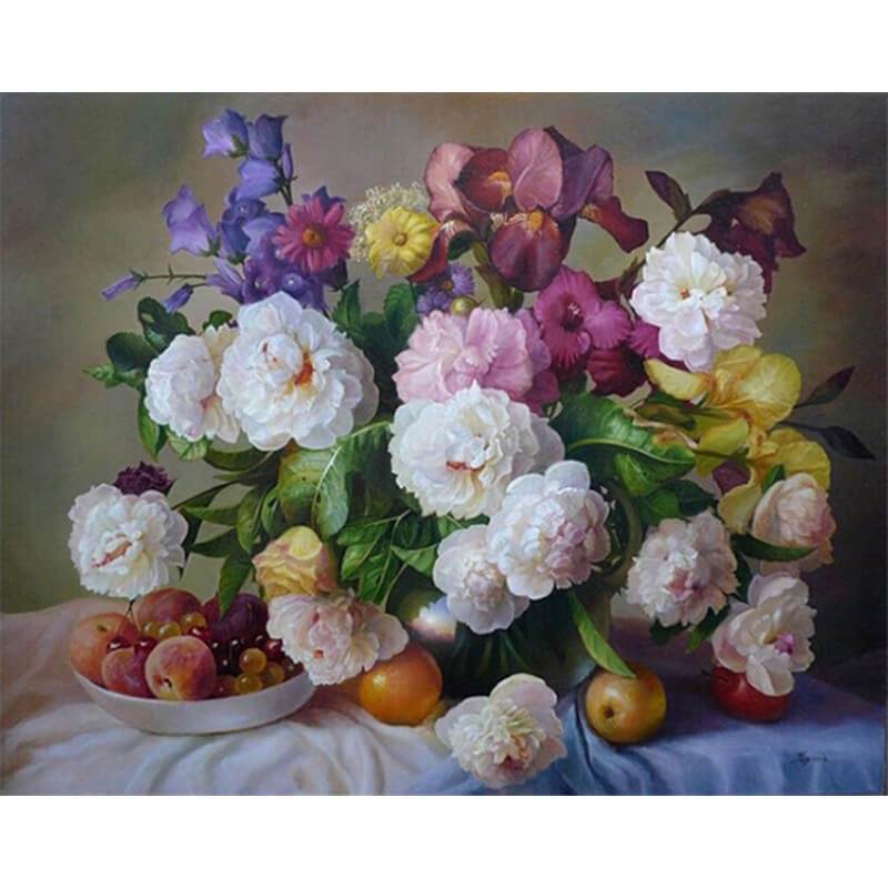 Paint by Numbers - Flowers in Vase