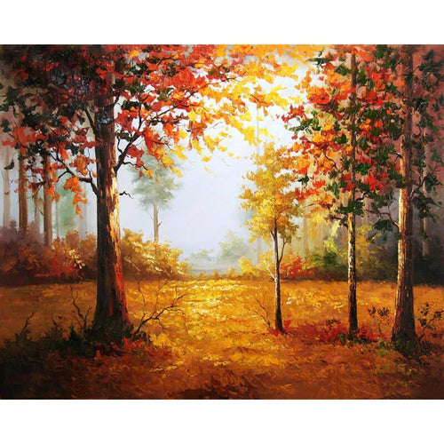 Paint by Numbers - Forest in Autumn