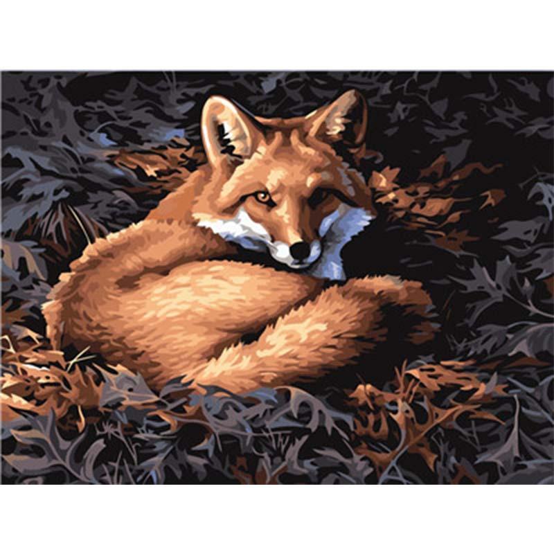 Paint by Numbers - Fox in the Leaves