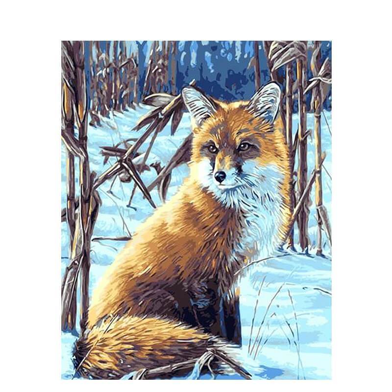 Paint by Numbers - Fox in Winter