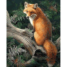 Load image into Gallery viewer, Paint by Numbers - Fox on the Tree
