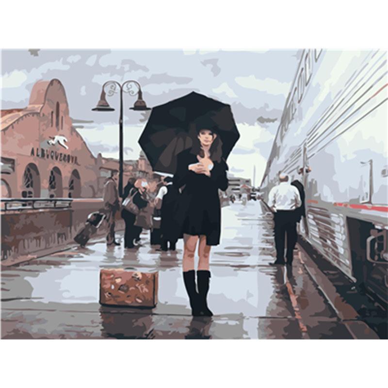 Paint by Numbers - Girls on the Platform