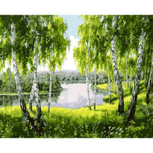 Load image into Gallery viewer, Paint by Numbers - Green Landscape
