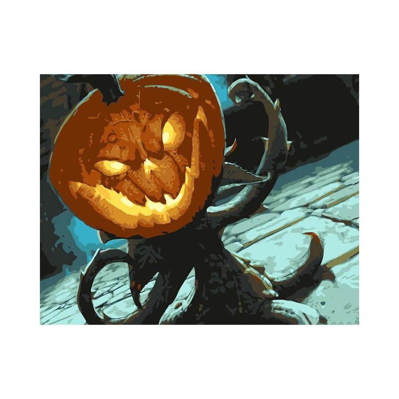Paint by Numbers - Halloween | Terrible Pumpkin