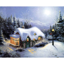 Load image into Gallery viewer, Paint by Numbers - House in Winter
