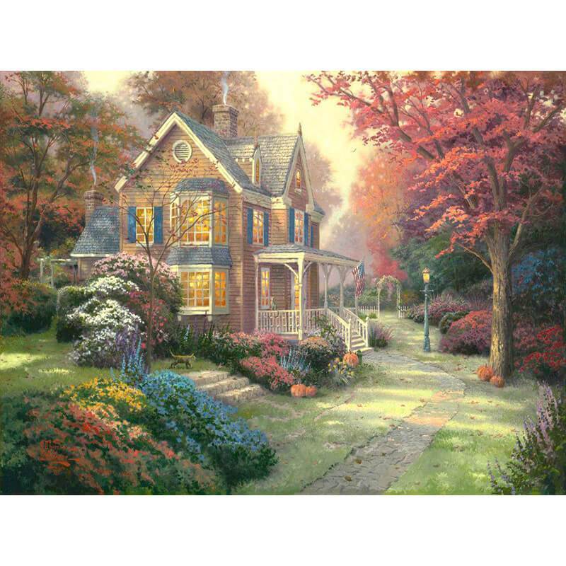 Paint by Numbers - Idyllic House