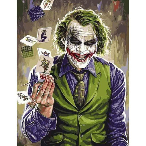 Paint by Numbers - Joker With Cards