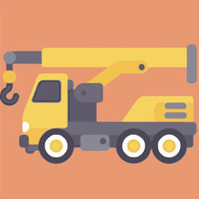 Load image into Gallery viewer, Paint by Numbers Kids - Crane Loader
