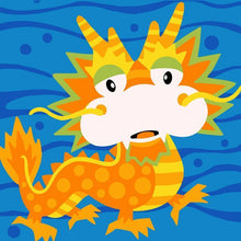 Load image into Gallery viewer, Paint by Numbers Kids - Cute Sea Monster
